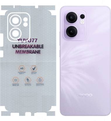 yuvu77 Back Screen Guard for Oppo Reno RENO 13f 5G, Membrane with 360 coverage