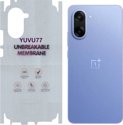 YUVUMCARE Back Screen Guard for Oneplus Nord CE5 5G, Membrane 360 coverage, unbreakable membrane