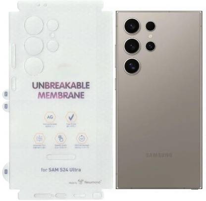 CallSmith Back Screen Guard for Samsung Galaxy S24 Ultra Matte Finish Back & Sides Screen Guard Protector