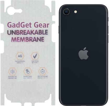 yuvu77 Back Screen Guard for Apple iPhone SE, Membrane with 360 coverage, (2020), (2022)