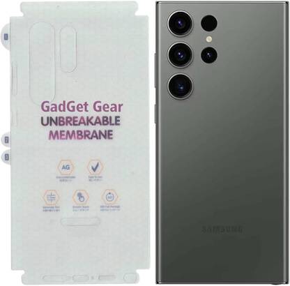 yuvu77 Back Screen Guard for Samsung Galaxy S24 Ultra 5G, Membrane with 360 coverage