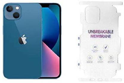STROMBUCKS Back Screen Guard for Apple iPhone 13, 6.1 CLEAR Finish Membrane screen Guard, With Apple Logo