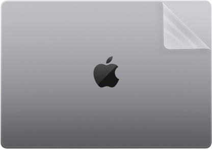 Capes India Back Screen Guard for MacBook Pro 14-inch M3 A2918, Transparent Clear Skin, Only Top Skin