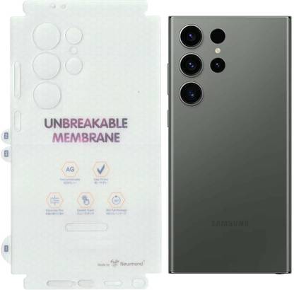 TechTrendz Back Screen Guard for Samsung Galaxy S25 Ultra 5G 360° Full Cover Hydrogel Membrane Matte Screen Protector