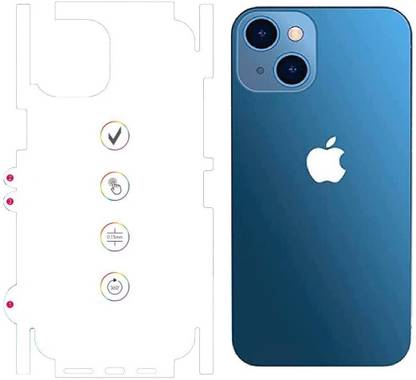 A3sprime Back Screen Guard for Apple iPhone 13, Unbreakable Soft Transparent Back Side Protector