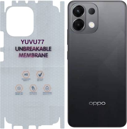 yuvu77 Back Screen Guard for OPPO K13 5G, Membrane with 360 coverage, unbreakable membrane