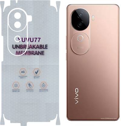 yuvu77 Back Screen Guard for Vivo V40e 5g, Membrane with 360 coverage