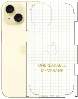 A3sprime Full Coverage Unbreakable Back and Side Skin Guard for Apple iPhone 15 Plus Mobile Skin