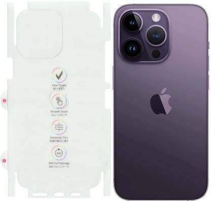 VOSKI Back Screen Guard for iPhone 13 Pro Unbreakable 360 Degree Protection Back Glossy Membrane