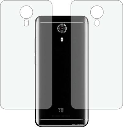 Fasheen Back Screen Guard for MICROMAX YU YUREKA BLACK (Matte Finish)