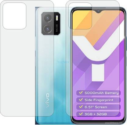 TELTREK Back Screen Guard for VIVO Y15S 2021 (Matte Finish)