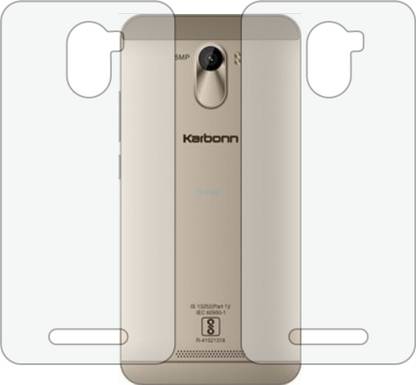 TELTREK Back Screen Guard for KARBONN AURA POWER 4G PLUS (Matte Finish)