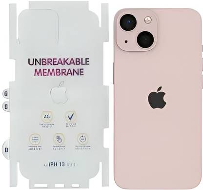 PREMBROTHERS Back Screen Guard for iPhone 13 Matte Finish Unbreakable Membrane, With Logo