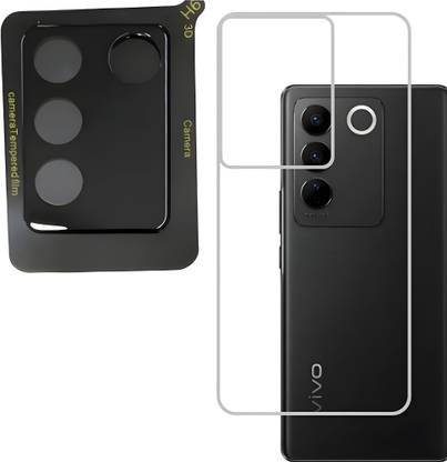 LOOTCASE Back Screen Guard for Vivo V27 Pro,Back Screen protector With Camera Lens Protector, Vivo V27 Pro Back Guard Film Tempered With Camera Glass Protector[Easy Installation]