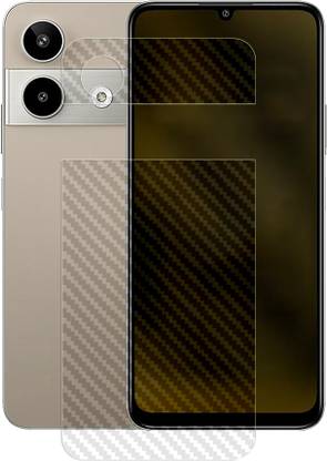 ARBAN Back Screen Guard for Lava Storm Play 5G Back Carbon Fiber Skin for Mobile Screen Protector | Anti-Scratch | Edge to Edge Full Coverage | Screen Guard