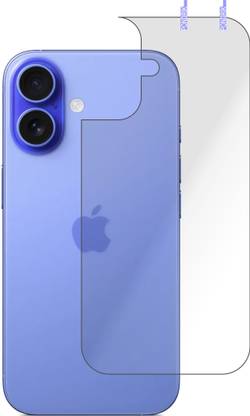 PONDRIK Back Screen Guard for Apple iPhone 16, iPhone 16