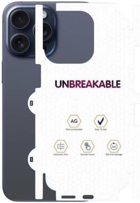 SoftSolutions Back Tempered Glass for Compatible For iPhone 15 Pro Max