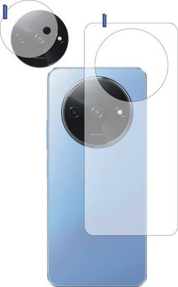 DESIBUZZ Back Tempered Glass for REDMI A4 5G with camera lens