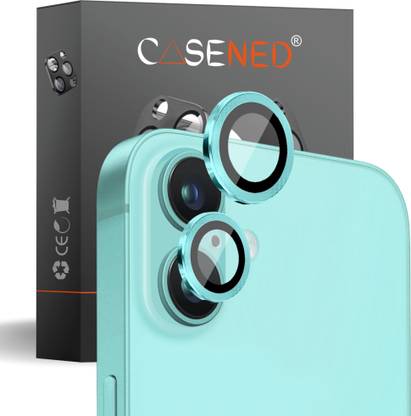 CASENED Camera Lens Protector for Apple iPhone 16 / Apple iPhone 16 Plus