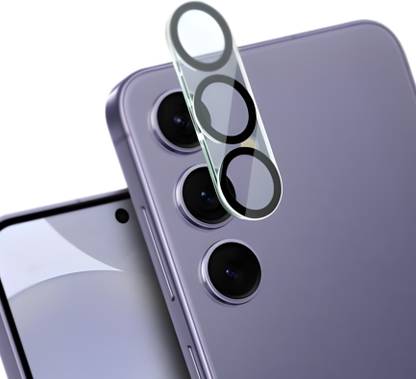 SCRENZO Camera Lens Protector for Samsung Galaxy S25, Transparent Camera Lens For Samsung S25 [Precise-Cut, Case-Friendly, Easy Installation]