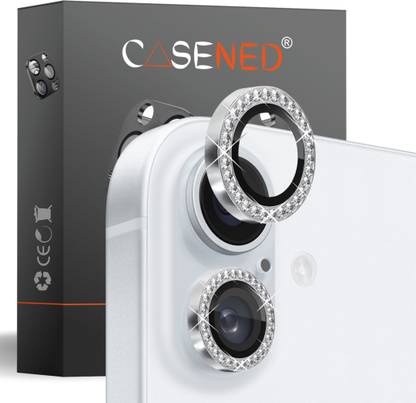 CASENED Camera Lens Protector for Apple iPhone 16 / Apple iPhone 16 Plus