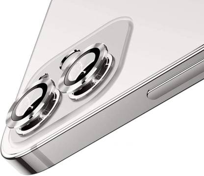 CASECRAFT Camera Lens Protector for Apple iPhone 12 Mini Back Camera Lens Ring Guard ProtectoR (Silver)