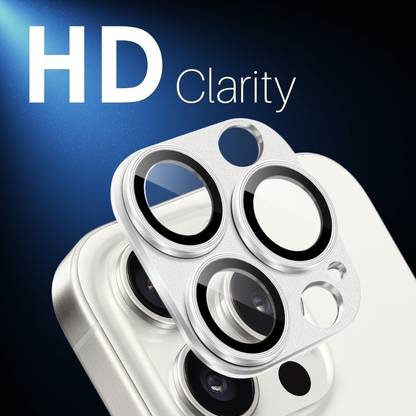 CASELIA Camera Lens Protector for Apple iPhone 16 Pro / iPhone 16 Pro Max Silver