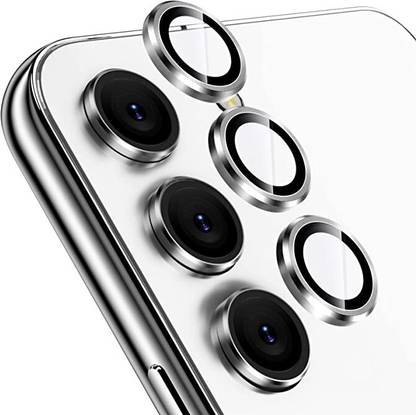 RADHYA Camera Lens Protector for Samsung Galaxy S23/S23 Plus, Camera Ring,High Clarity, Scratch Proof 9H camera Glass,Samsung S23/S23 Plus Camera Protector Aluminum Trim