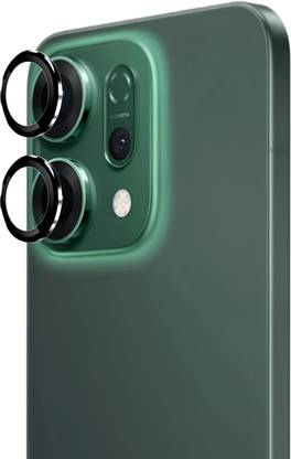 SCRENZO Camera Lens Protector for OPPO Reno 14 5G, Black Camera Ring For OPPO Reno 14