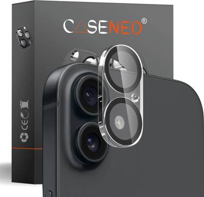 CASENED Camera Lens Protector for Apple iPhone 16 / Apple iPhone 16 Plus