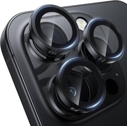 BOGATO™ Camera Lens Protector for Apple iPhone 16 Pro (Black Titanium)