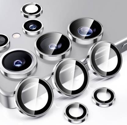 SCRENZO Back Camera Lens Ring Guard Protector for Samsung Galaxy S25 Ultra, Camera Ring For Samsung S25 Ultra