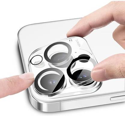 casual need Camera Lens Protector for compatible for iPhone 15 Pro/iPhone 15 Pro Max[Anti-Scratch][Full Coverage] 9H Tempered Glass Built-in Aluminum Ring Camera Cover Film Case Friendly,