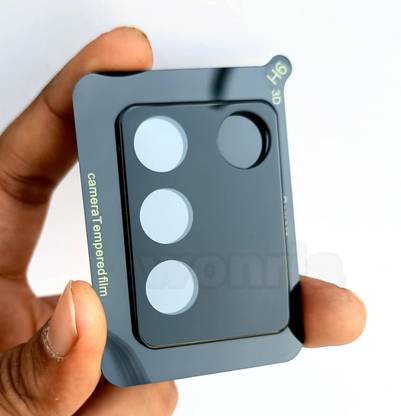 WonRia Camera Lens Protector for Vivo V27, Vivo V27 Pro (3D)