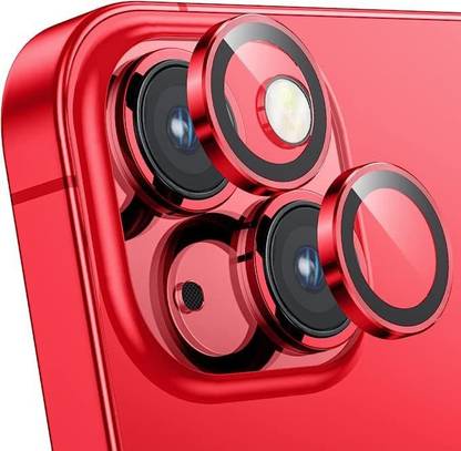 GoPerfect Camera Lens Protector for Apple iPhone 14 iPhone 14 Plus |Original High Quality| Red
