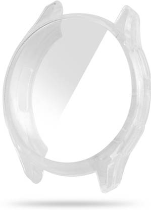 Fovtyline Front and Back Screen Guard for OnePlus Watch (2 in 1), Silocon Case with Silicon Screen Protector