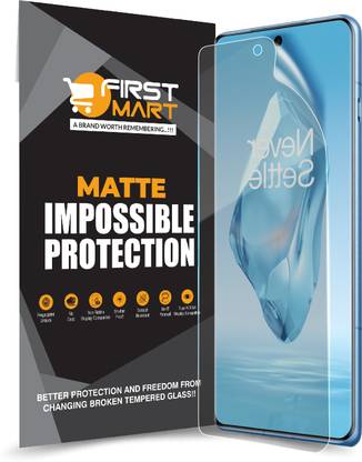 FIRST MART Edge To Edge Screen Guard for OnePlus 12R 5G, 1 + 12R 5G, OnePlus 12R, 4 Layer Unbreakable Membrane with Easy Installation