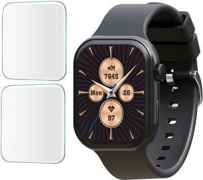 CUBES Edge To Edge Screen Guard for Maxima Max Pro Urbane 1.85" Ultra HD Display Smartwatch, Highly Touch Sensitive | Unbreakable | Ultra Thin High Grade TPU Film ( Not a Glass Tempered )