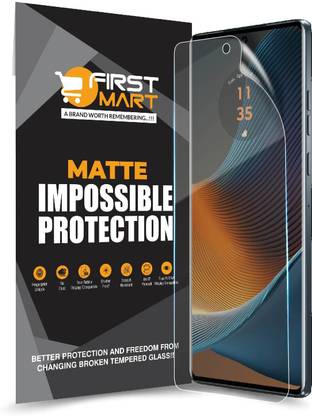 FIRST MART Edge To Edge Screen Guard for Motorola Edge 50 Fusion 5G, Motorola Edge 50 Fusion, Moto Edge 50 Fusion 5G, Moto Edge 50 Fusion, Edge 50 Fusion 5G, Edge 50 Fusion, 4 Layer Unbreakable Membrane with Easy Installation