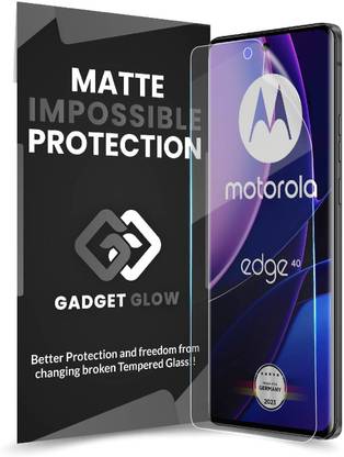 Gadget Glow Edge To Edge Screen Guard for Moto Edge 40 Neo 5G, Motorola Edge 40 Neo 5G, Moto Edge 40 5G, Motorola Edge 40 5G, Moto Edge 40, Edge 40 Neo, Not a Tempered Glass, it is a Membrane, Matte Finish