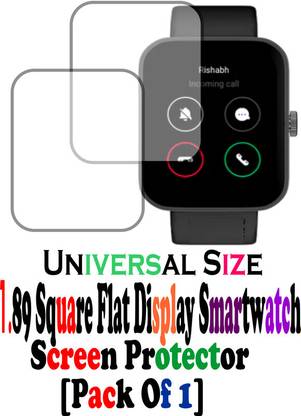 Spnrs Edge To Edge Screen Guard for 1.89 Inch Square Flat watch (Screen guard only)
