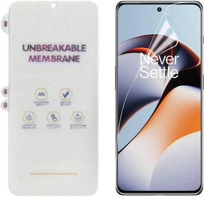 MB SHILD Edge To Edge Screen Guard for OnePlus 11R 5G, OnePlus 12R 5g, (Not a Tempered Glass, it’s a Nano Fiber Unbreakable Membrane)