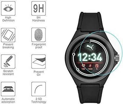 KACA Tempered Glass Guard for Puma Smartwatch (30 mm) Smart Watch [Better than Tempered Glass](Pack 1)