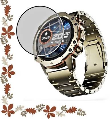 leo wise enterprises Edge To Edge Screen Guard for Fire Boltt Marshal Smartwatch Screen Guard
