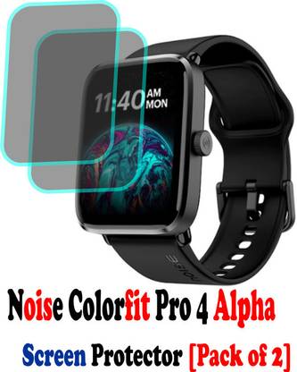 RapTag Edge To Edge Screen Guard for nii Noise Colorfit Pro 4 Alpha Smartwatch [Ultra Thin]