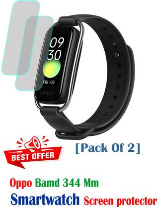 Blackcom Edge To Edge Screen Guard for Oppo Band 3 44 Mm