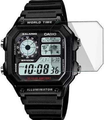 INX Edge To Edge Screen Guard for CASIO WATCH-AE-1200WH-1AVDF (D097) WATCH SCREEN PROTECTOR