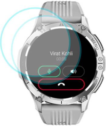 DGI Guards Edge To Edge Screen Guard for NoiseFit Force Plus 1.46"