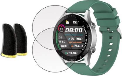 SAEMPIRE Screen Guard for EXP:- Fire Boltt Talk 2 Smart Watch (Free Pubg Game Finger Sleeve)