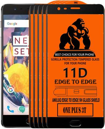 ANILUQ Edge To Edge Screen Guard for OnePlus 3T